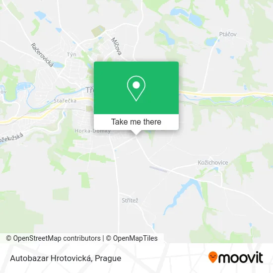 Карта Autobazar Hrotovická