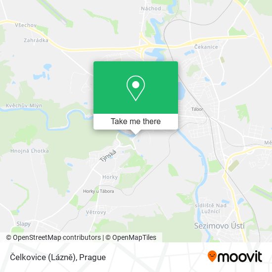 Čelkovice (Lázně) map