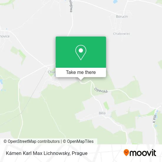 Kámen Karl Max Lichnowsky map