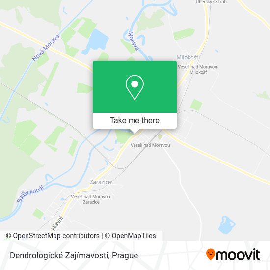 Dendrologické Zajímavosti map