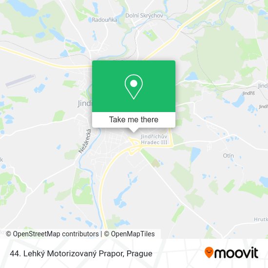 44. Lehký Motorizovaný Prapor map