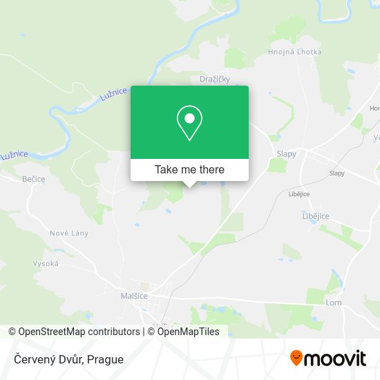 Červený Dvůr map
