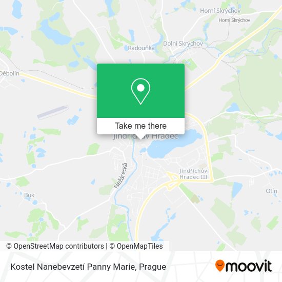 Kostel Nanebevzetí Panny Marie map