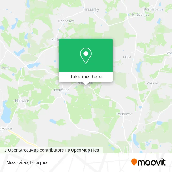 Карта Nežovice