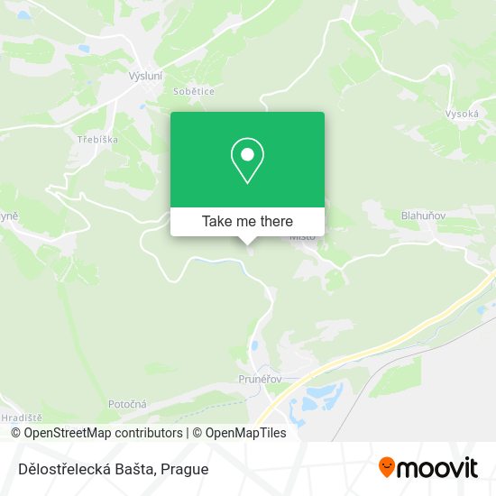 Dělostřelecká Bašta map
