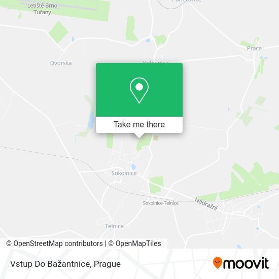 Vstup Do Bažantnice map