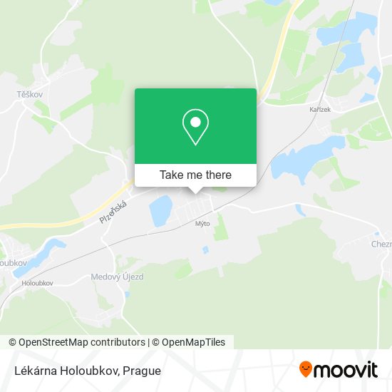 Lékárna Holoubkov map
