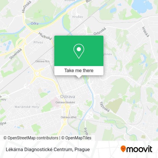 Lékárna Diagnostické Centrum map