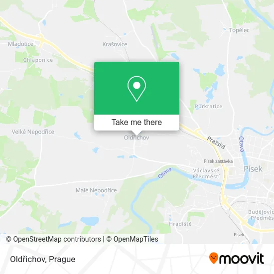 Карта Oldřichov