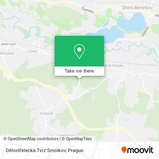Dělostřelecká Tvrz Smolkov map