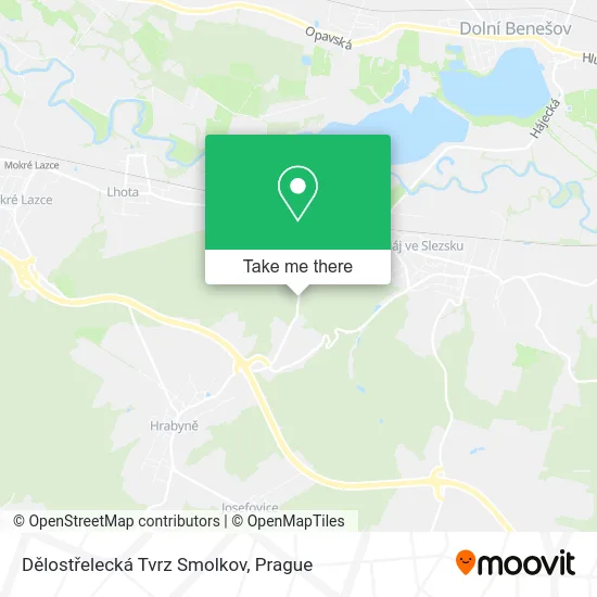 Карта Dělostřelecká Tvrz Smolkov