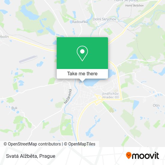 Svatá Alžběta map