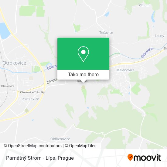 Památný Strom - Lípa map