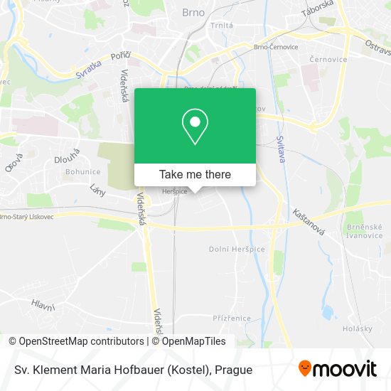 Sv. Klement Maria Hofbauer (Kostel) map
