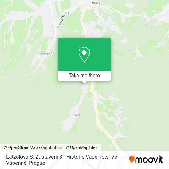 Latzelova S. Zastavení 3 - Historie Vápenictví Ve Vápenné map
