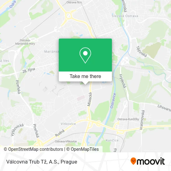 Карта Válcovna Trub Tž, A.S.