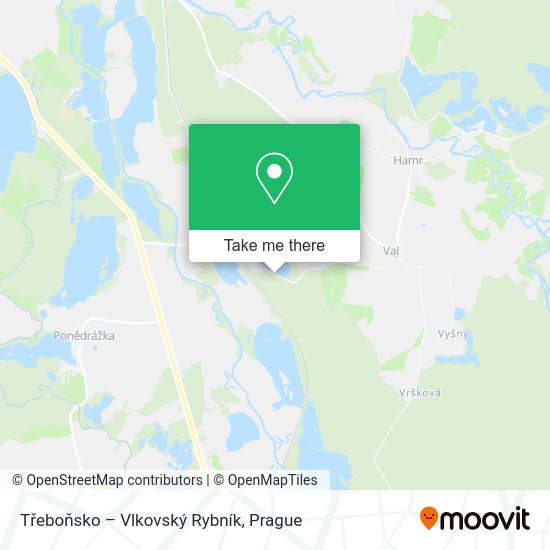 Třeboňsko – Vlkovský Rybník map
