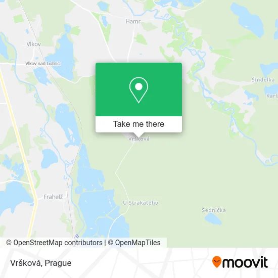 Карта Vršková