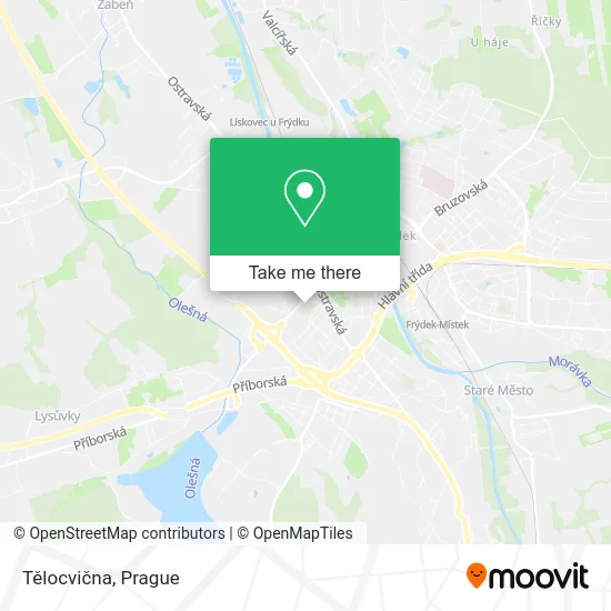 Карта Tělocvična