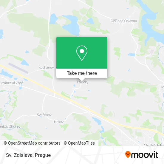 Карта Sv. Zdislava