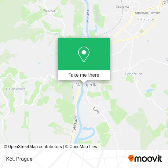 Kčt map