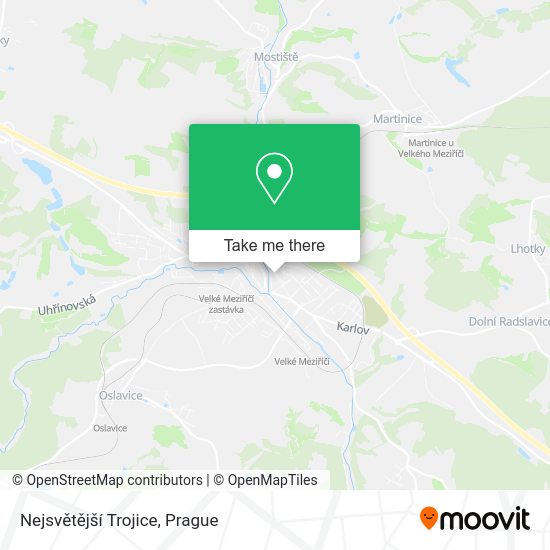 Nejsvětější Trojice map