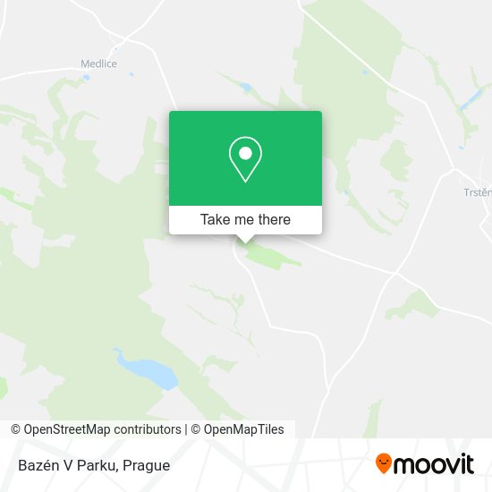 Карта Bazén V Parku