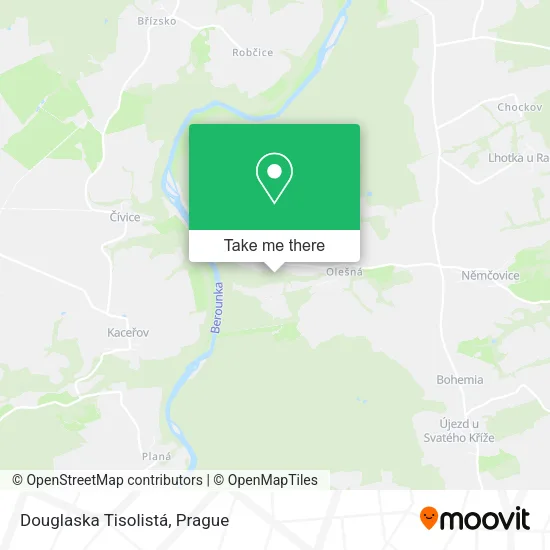 Карта Douglaska Tisolistá