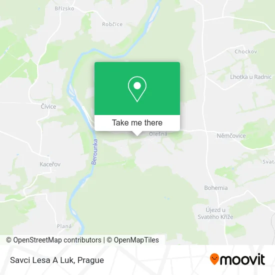 Карта Savci Lesa A Luk