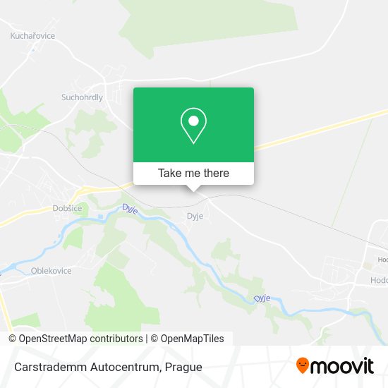 Carstrademm Autocentrum map