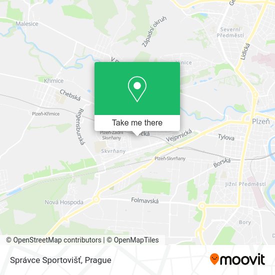 Správce Sportovišť map