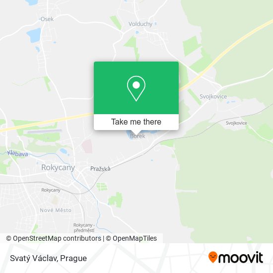 Svatý Václav map
