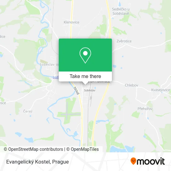 Evangelický Kostel map