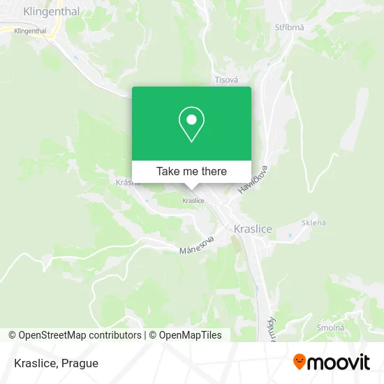 Карта Kraslice