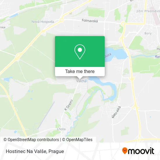 Карта Hostinec Na Valše