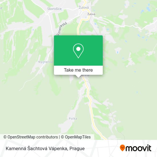 Kamenná Šachtová Vápenka map