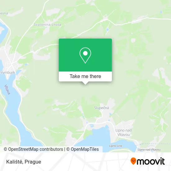 Карта Kaliště