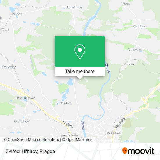 Zvířecí Hřbitov map