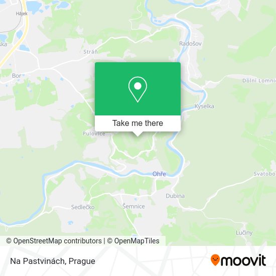 Карта Na Pastvinách