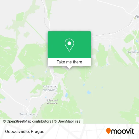 Карта Odpocivadlo
