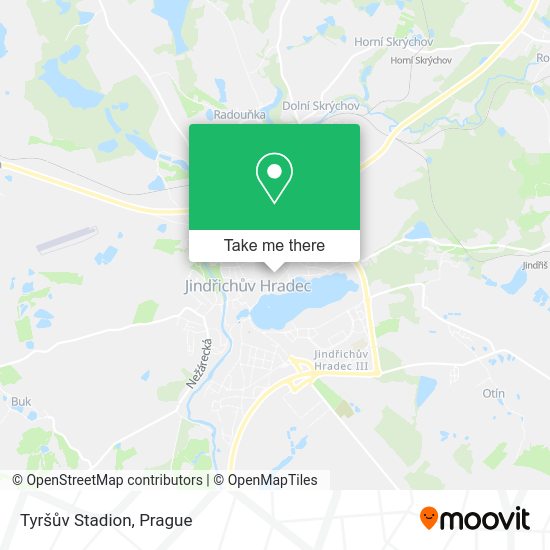 Tyršův Stadion map