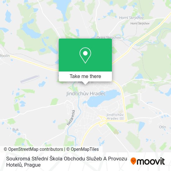 Soukromá Střední Škola Obchodu Služeb A Provozu Hotelů map
