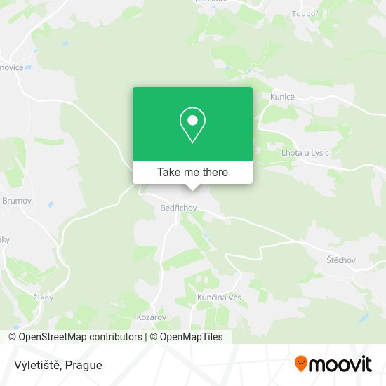 Výletiště map