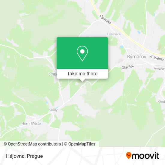 Карта Hájovna