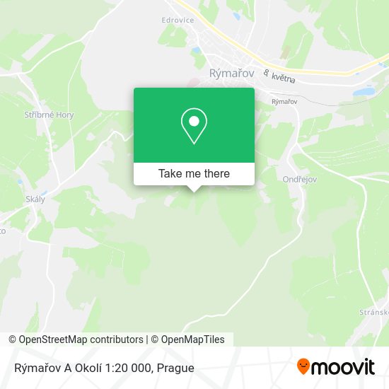 Rýmařov A Okolí 1:20 000 map