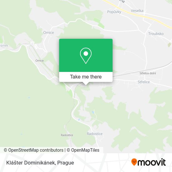 Карта Klášter Dominikánek