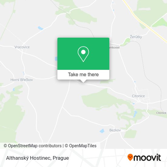 Althanský Hostinec map