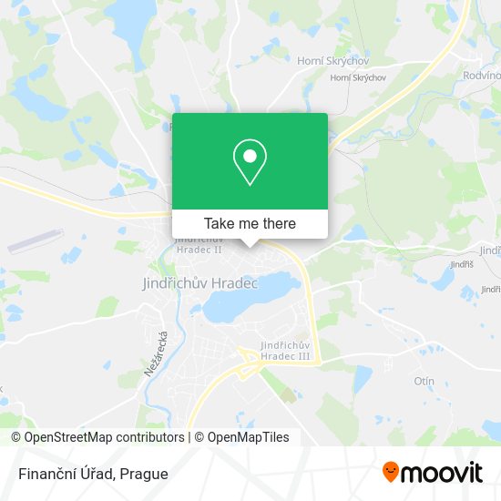 Finanční Úřad map