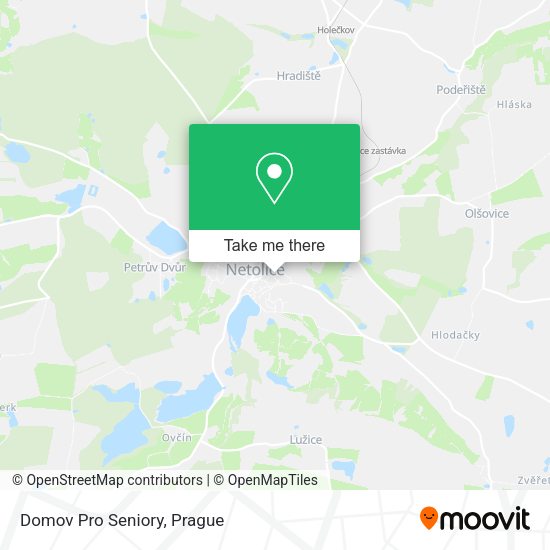 Карта Domov Pro Seniory