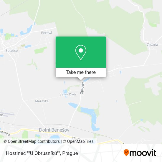 Hostinec ""U Obrusníků"" map